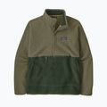 Men's trekking sweatshirt Patagonia Retro Pile 1 / 2 Snap P / O old growth green