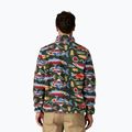 Men's trekking sweatshirt Patagonia LW Synch Snap-T P / O salmon energy: old growth green 2