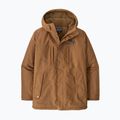 Men's down jacket Patagonia Isthmus Parka deer brown
