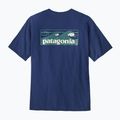 Men's Patagonia Boardshort Logo Pocket T-shirt Responsibili clement blue 3