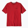 Men's T-shirt Patagonia P-6 Logo Responsibili-Tee amanita red