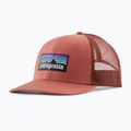 Patagonia P-6 Logo Trucker cap potters red