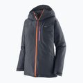 Women's rain jacket Patagonia Insulated Powder Town smolder blue w / orange peel 8