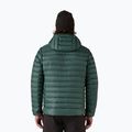 Men's down jacket Patagonia Down Sweater Hoody cascade green 3