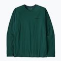 Men's Patagonia P-6 Logo Responsibili cascade green longsleeve