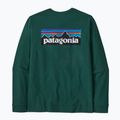 Men's Patagonia P-6 Logo Responsibili cascade green longsleeve 2