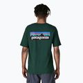 Men's T-shirt Patagonia P-6 Logo Responsibili-Tee cascade green 2