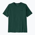 Men's Patagonia P-6 Logo Responsibili-Tee cascade green shirt
