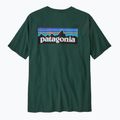 Men's Patagonia P-6 Logo Responsibili-Tee cascade green shirt 2