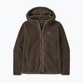 Women's Patagonia Retro Pile Hoody fleece sweatshirt otter brown