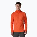 Men's sweatshirt Patagonia R1 Ultralight Hoody coal orange