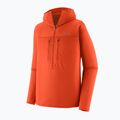 Men's sweatshirt Patagonia R1 Ultralight Hoody coal orange 10