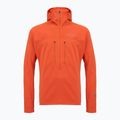 Men's sweatshirt Patagonia R1 Ultralight Hoody coal orange 10