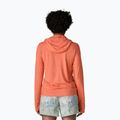Women's sweatshirt Patagonia Capilene Cool Sun Hoody mellow melon/peach sherbet x-dye 3