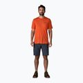Men's T-shirt Patagonia Cap Cool Merino Blend Graphic Shirt heritage header/coal orange 4