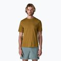 Men's T-shirt Patagonia Capilene Cool Ultra bobcat brown/light bobcat brown x-dye