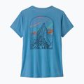 Women's T-shirt Patagonia Capilene Cool Daily - Cloud Crag shore blue/light shore blue x-dye