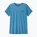 Women's T-shirt Patagonia Capilene Cool Daily - Cloud Crag shore blue/light shore blue x-dye