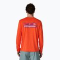 Men's longsleeve Patagonia Capilene Cool Daily - Boardshort Logo orange peel/light orange peel x-dye 2