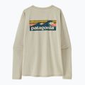 Women's longsleeve Patagonia Capilene Cool Daily Shirt - Boardshort Logo dyno white 2