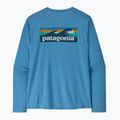 Men's longsleeve Patagonia Capilene Cool Daily - Boardshort Logo shore blue/light shore blue x-dye 5