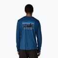 Men's longsleeve Patagonia Capilene Cool Daily - '73 Skyline clement blue/light clement blue x-dye 3