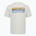 Men's T-shirt Patagonia Capilene Cool Daily - Boardshort Logo dyno white 2