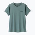 Women's T-shirt Patagonia Capilene Cool Daily Shirt - Boardshort Logo blue sage/light blue sage x-dye