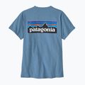 Women's T-shirt Patagonia P-6 Logo Responsibili-Tee shore blue 2