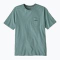 Men's T-shirt Patagonia Boardshort Logo Pocket Responsibili blue sage