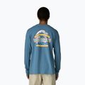 Men's trekking longsleeve Patagonia Great Waves Responsibili Tee shore blue 3
