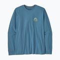 Men's trekking longsleeve Patagonia Great Waves Responsibili Tee shore blue 5