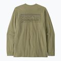 Men's longsleeve Patagonia P-6 Logo Responsibili p-6 outline/gumtree green 2