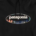 Men's sweatshirt Patagonia '95 Oval Logo Uprisal Hoody Black: Kaleido 3