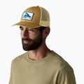 Women's baseball cap Patagonia Flying Fish LoPro Trucker flying fish fork/bobcat brown