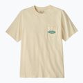 Men's T-shirt Patagonia Midweight '95 Oval Logo Pocket Tee undyed natiral