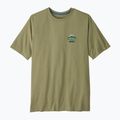 Men's trekking T-shirt Patagonia Great Waves Responsibili Tee gumtree green