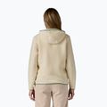 Women's fleece sweatshirt Patagonia Retro Pile Hoody natural w/ellwood green 3