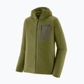 Men's trekking sweatshirt Patagonia R1 Air Full Zip Hoody caper green