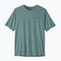Men's T-shirt Patagonia Capilene Cool Daily - Boardshort Logo blue sage/light blue sage x-dye 5