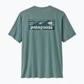 Men's T-shirt Patagonia Capilene Cool Daily - Boardshort Logo blue sage/light blue sage x-dye 6