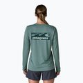 Women's longsleeve Patagonia Capilene Cool Daily Shirt - Boardshort Logo blue sage/light blue sage x-dye 3