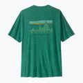 Men's T-shirt Patagonia Capilene Cool Daily - '73 Skyline gem green/light gem green x-dye 2