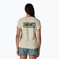 Women's T-shirt Patagonia Capilene Cool Daily Shirt - Boardshort Logo dyno white 3