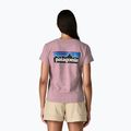 Women's T-shirt Patagonia P-6 Logo Responsibili-Tee qulet violet 3