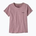 Women's T-shirt Patagonia P-6 Logo Responsibili-Tee qulet violet 4