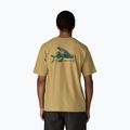 Men's T-shirt Patagonia Flying Fish Responsibili Tee limestone yellow/heritage fitz 3