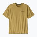 Men's T-shirt Patagonia Flying Fish Responsibili Tee limestone yellow/heritage fitz 6