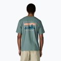 Men's T-shirt Patagonia '73 Skyline blue sage 3