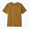 Men's T-shirt Patagonia '95 Oval Logo bobcat brown/sunshine